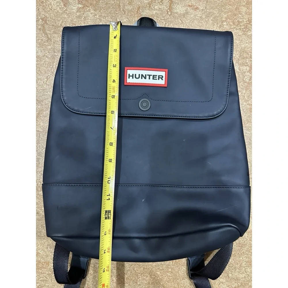 Hunter Target 20th Anniversary Navy Backpack Yellow Lining Water Resistant